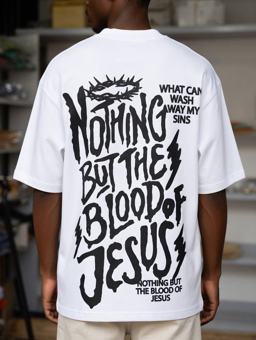 Nothing But The Blood Tee – Abba Collections